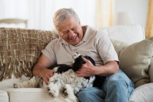 Good Health NZ - man and dog