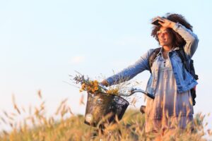 Good Health NZ - woman and flowers